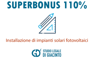 Installazione di impianti solari fotovoltaici superbonus 110